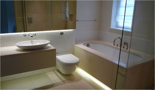 Светодиодная подсветка в ванной