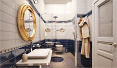 Как сделать ванную комнату в морском стиле