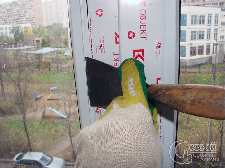 Как разобрать металлопластиковое окно